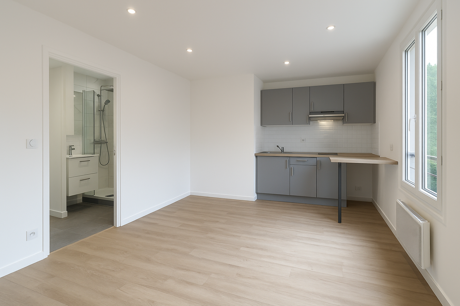 Rénovation complète d’un studio à Montreuil (93) – Un chantier tout corps d’état par ATCE IDF
